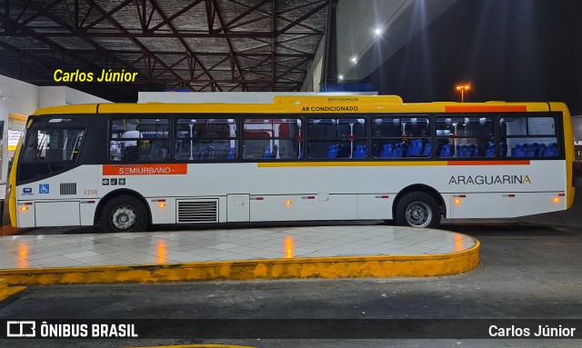 Viação Araguarina 3198 na cidade de Goiânia, Goiás, Brasil, por Carlos Júnior. Número da foto: #12992444.