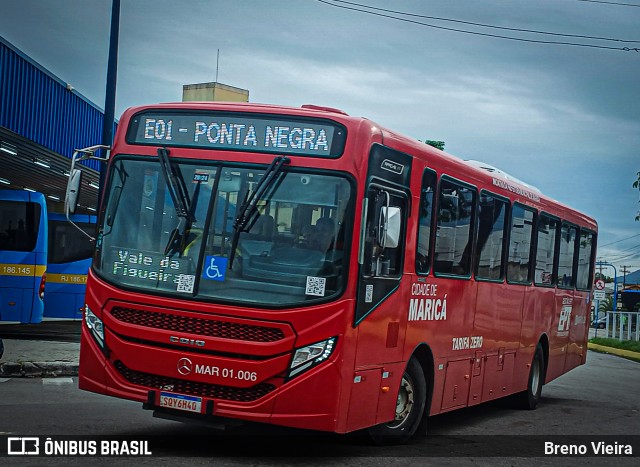 Viação Nossa Senhora do Amparo MAR 01.006 na cidade de Maricá, Rio de Janeiro, Brasil, por Breno Vieira. Número da foto: #12991606.