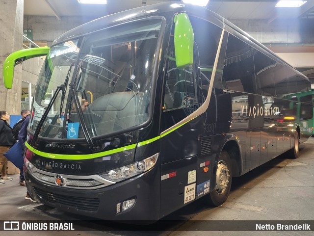 Viação Garcia 93301 na cidade de Curitiba, Paraná, Brasil, por Netto Brandelik. Número da foto: #12990404.