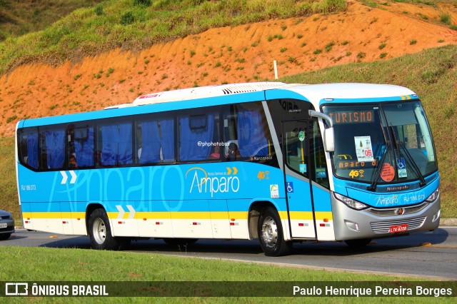 Viação Nossa Senhora do Amparo RJ 186.073 na cidade de Aparecida, São Paulo, Brasil, por Paulo Henrique Pereira Borges. Número da foto: #12991055.