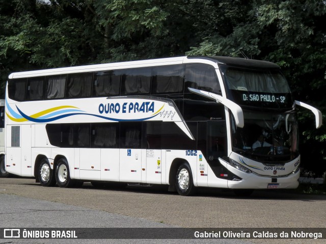 Viação Ouro e Prata 1062 na cidade de São Paulo, São Paulo, Brasil, por Gabriel Oliveira Caldas da Nobrega. Número da foto: #12990872.