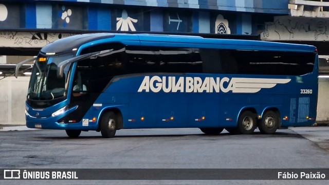 Viação Águia Branca 33260 na cidade de Rio de Janeiro, Rio de Janeiro, Brasil, por Fábio Paixão. Número da foto: #12990482.
