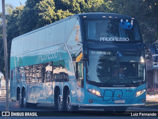 Auto Viação Progresso 6189 na cidade de Maceió, Alagoas, Brasil, por Luiz Fernando. Número da foto: #12991754.