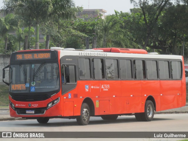 Transportes Vila Isabel A27619 na cidade de Rio de Janeiro, Rio de Janeiro, Brasil, por Luiz Guilherme. Número da foto: #12991987.