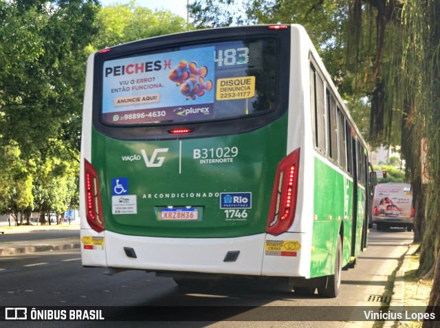 Viação VG B31029 na cidade de Rio de Janeiro, Rio de Janeiro, Brasil, por Vinicius Lopes. Número da foto: #12993596.