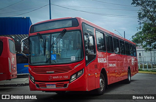EPT - Empresa Pública de Transportes de Maricá MAR 01.102 na cidade de Maricá, Rio de Janeiro, Brasil, por Breno Vieira. Número da foto: #12992726.