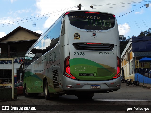 Turin Transportes 2526 na cidade de Barão de Cocais, Minas Gerais, Brasil, por Igor Policarpo. Número da foto: #12992189.