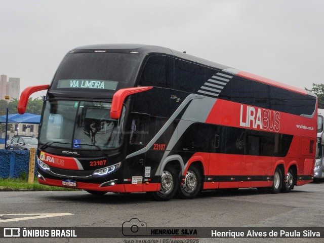 Lirabus 23107 na cidade de São Paulo, São Paulo, Brasil, por Henrique Alves de Paula Silva. Número da foto: #12996147.