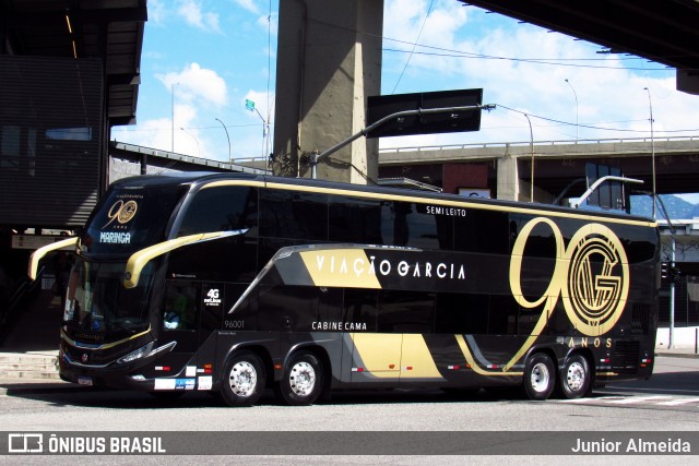 Viação Garcia 96001 na cidade de Rio de Janeiro, Rio de Janeiro, Brasil, por Junior Almeida. Número da foto: #12995184.