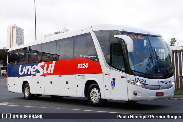 Unesul de Transportes 5224 na cidade de Porto Alegre, Rio Grande do Sul, Brasil, por Paulo Henrique Pereira Borges. Número da foto: #12995478.