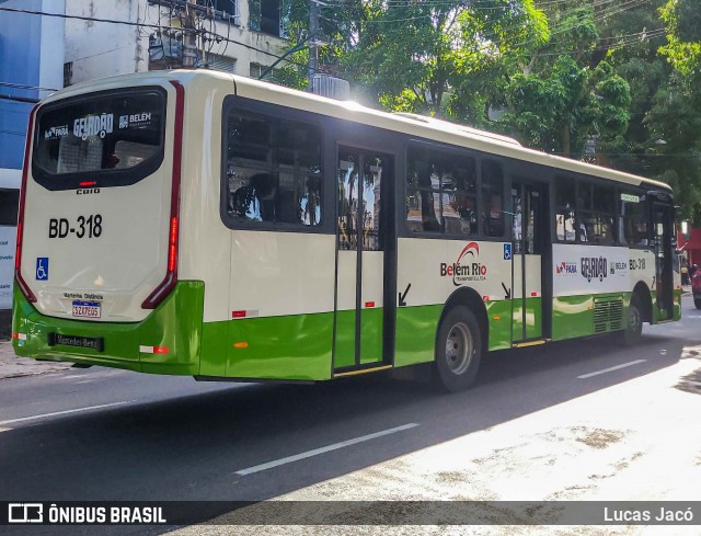 Belém Rio Transportes BD-318 na cidade de Belém, Pará, Brasil, por Lucas Jacó. Número da foto: #12995879.