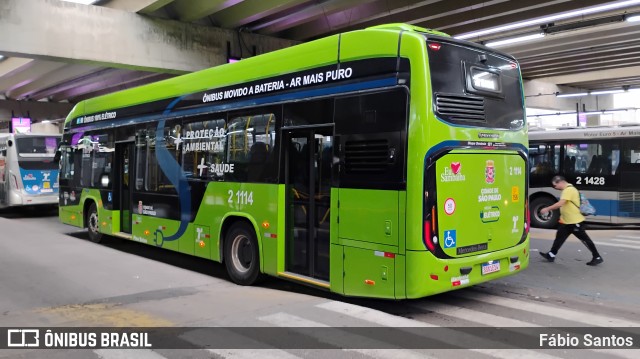 Sambaíba Transportes Urbanos 2 1114 na cidade de São Paulo, São Paulo, Brasil, por Fábio Santos. Número da foto: #12995070.