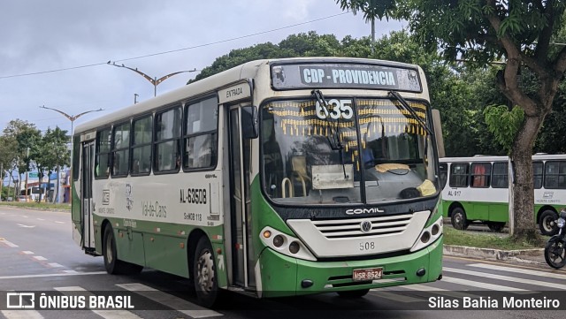 Auto Viação Monte Cristo AL-63508 na cidade de Belém, Pará, Brasil, por Silas Bahia Monteiro. Número da foto: #12993994.