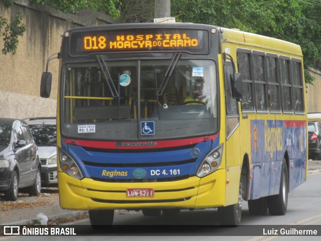 Auto Viação Reginas DC 4.161 na cidade de Duque de Caxias, Rio de Janeiro, Brasil, por Luiz Guilherme. Número da foto: #12994725.