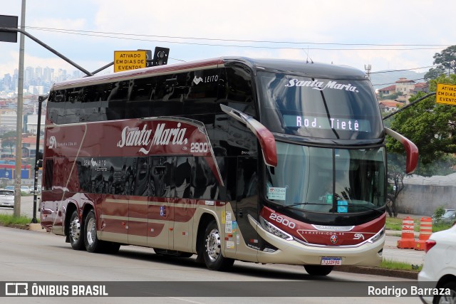 Santa Maria Fretamento e Turismo > Transportes Santa Maria(SP) 2900 na cidade de Belo Horizonte, Minas Gerais, Brasil, por Rodrigo Barraza. Número da foto: #12996113.