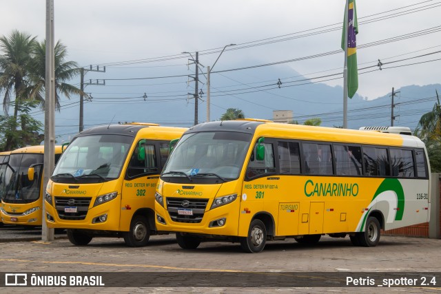 Viação Canarinho 301 na cidade de Jaraguá do Sul, Santa Catarina, Brasil, por Petris _spotter 2.4. Número da foto: #12995087.
