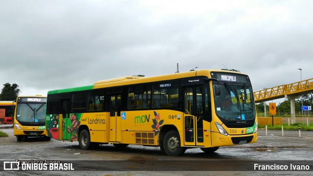 TCGL - Transportes Coletivos Grande Londrina 3153 na cidade de Assis, São Paulo, Brasil, por Francisco Ivano. Número da foto: #12996175.
