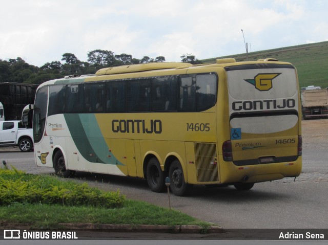 Empresa Gontijo de Transportes 14605 na cidade de João Monlevade, Minas Gerais, Brasil, por Adrian Sena. Número da foto: #12994103.