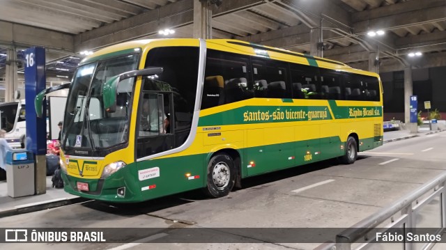 Viação Rápido Brasil 1004 na cidade de São Paulo, São Paulo, Brasil, por Fábio Santos. Número da foto: #12995055.
