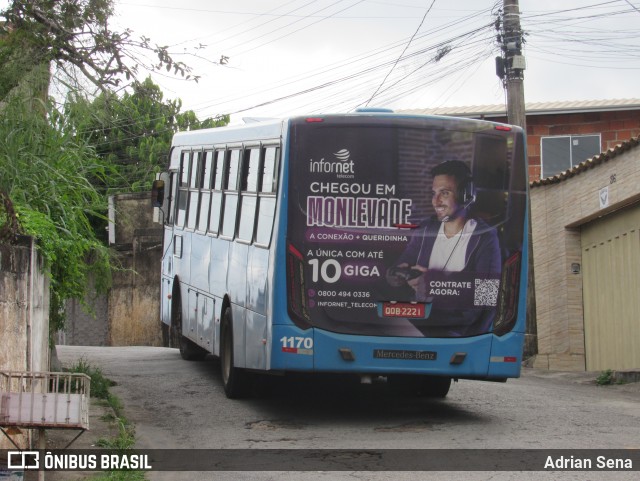 Enscon Viação 1170 na cidade de João Monlevade, Minas Gerais, Brasil, por Adrian Sena. Número da foto: #12994099.