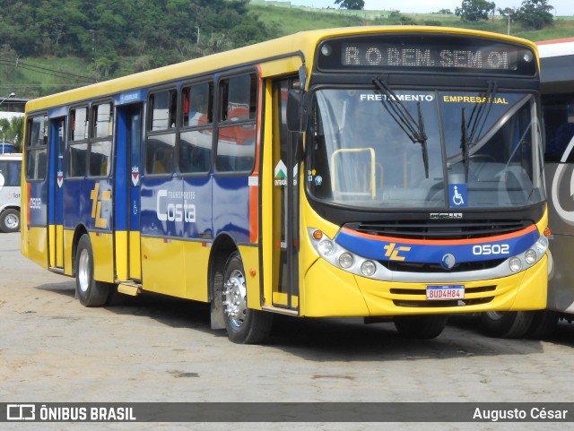 Transporte e Turismo Costa 0502 na cidade de Paracambi, Rio de Janeiro, Brasil, por Augusto César. Número da foto: #12994789.