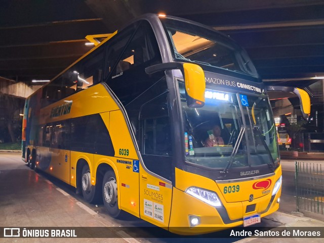 Eucatur - Empresa União Cascavel de Transportes e Turismo 6039 na cidade de São Paulo, São Paulo, Brasil, por Andre Santos de Moraes. Número da foto: #12994513.