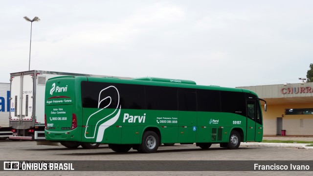 Parvi Transportes 55157 na cidade de Ourinhos, São Paulo, Brasil, por Francisco Ivano. Número da foto: #12996495.