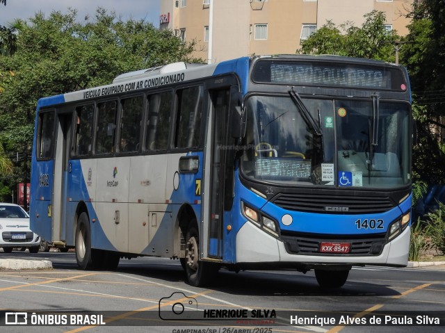 VB Transportes e Turismo 1402 na cidade de Campinas, São Paulo, Brasil, por Henrique Alves de Paula Silva. Número da foto: #12996218.