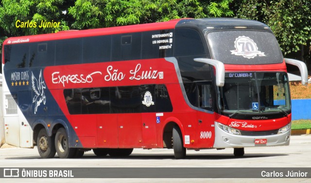 Expresso São Luiz 8000 na cidade de Goiânia, Goiás, Brasil, por Carlos Júnior. Número da foto: #12994777.