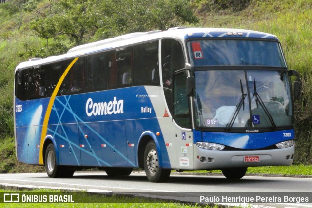 Viação Cometa 7203 na cidade de Barra do Piraí, Rio de Janeiro, Brasil, por Paulo Henrique Pereira Borges. Número da foto: #12995620.