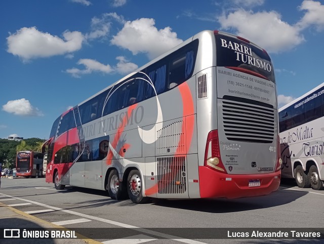 Bariri Turismo 6900 na cidade de Aparecida, São Paulo, Brasil, por Lucas Alexandre Tavares. Número da foto: #12995570.