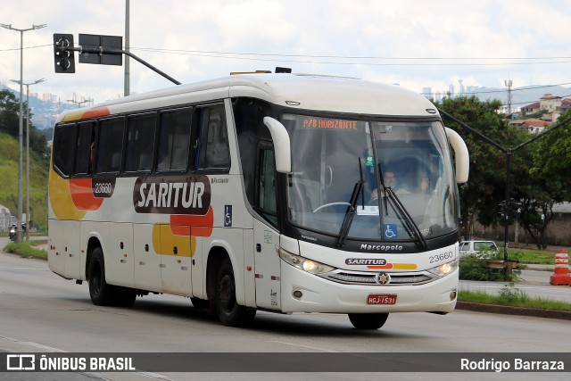 Saritur - Santa Rita Transporte Urbano e Rodoviário 23660 na cidade de Belo Horizonte, Minas Gerais, Brasil, por Rodrigo Barraza. Número da foto: #12996100.