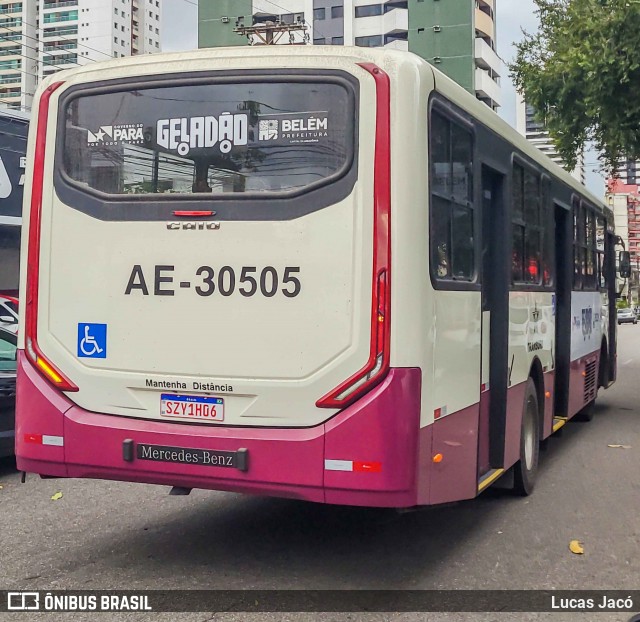 Transurb AE-30505 na cidade de Belém, Pará, Brasil, por Lucas Jacó. Número da foto: #12995871.