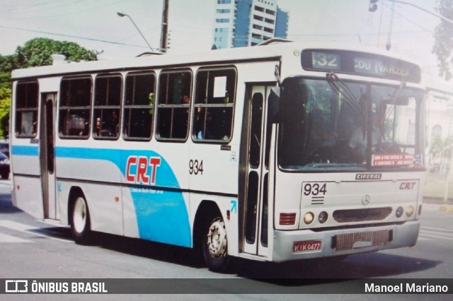 CRT - Cidade do Recife Transportes 934 na cidade de Recife, Pernambuco, Brasil, por Manoel Mariano. Número da foto: #12995252.