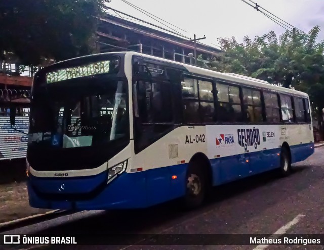 Auto Viação Monte Cristo AL-042 na cidade de Belém, Pará, Brasil, por Matheus Rodrigues. Número da foto: #12996581.