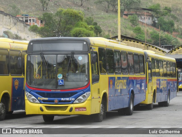 Auto Viação Reginas RJ 110.230 na cidade de Duque de Caxias, Rio de Janeiro, Brasil, por Luiz Guilherme. Número da foto: #12994748.
