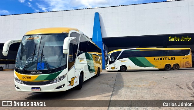 Empresa Gontijo de Transportes 19755 na cidade de Goiânia, Goiás, Brasil, por Carlos Júnior. Número da foto: #12995181.