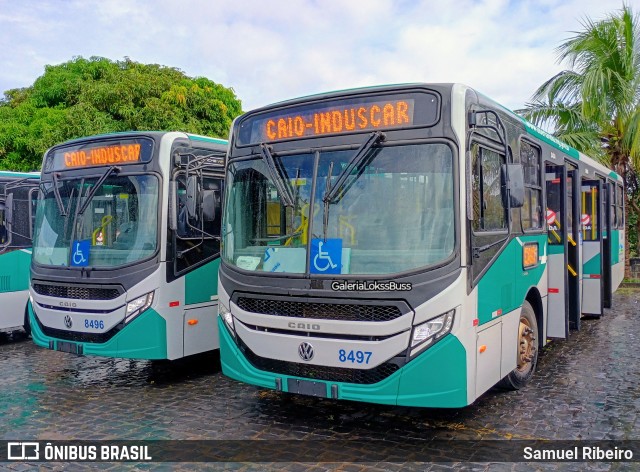 Autotrans Transportes Urbanos e Rodoviários 8497 na cidade de Uberlândia, Minas Gerais, Brasil, por Samuel Ribeiro. Número da foto: #12993858.
