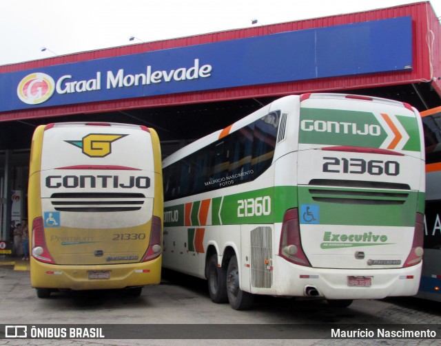Empresa Gontijo de Transportes 21360 na cidade de João Monlevade, Minas Gerais, Brasil, por Maurício Nascimento. Número da foto: #12996255.