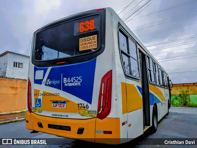 Auto Viação Três Amigos B44525 na cidade de Rio de Janeiro, Rio de Janeiro, Brasil, por Cristhian Davi. Número da foto: #12993971.