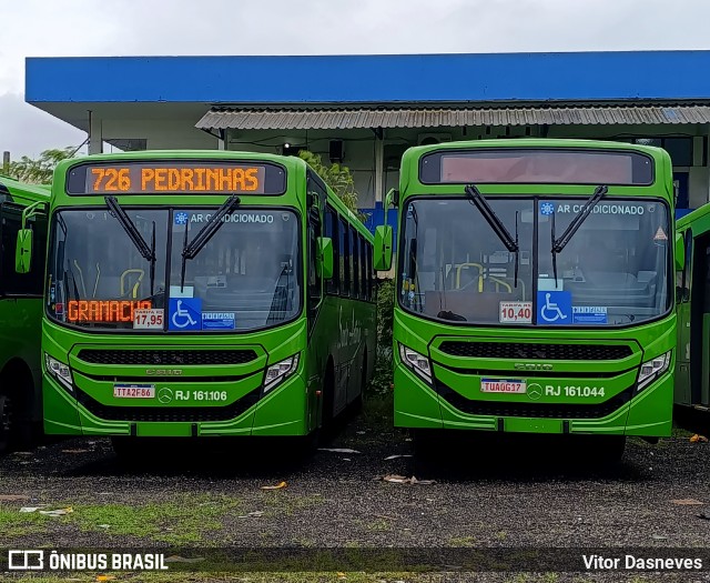 Transportes Santo Antônio RJ 161.106 na cidade de Duque de Caxias, Rio de Janeiro, Brasil, por Vitor Dasneves. Número da foto: #12993914.