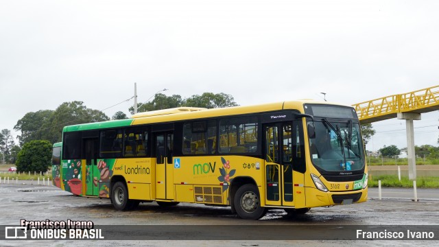 TCGL - Transportes Coletivos Grande Londrina 3162 na cidade de Assis, São Paulo, Brasil, por Francisco Ivano. Número da foto: #12996094.