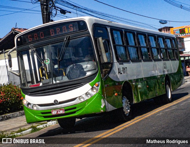 Auto Viação Monte Cristo AL-017 na cidade de Belém, Pará, Brasil, por Matheus Rodrigues. Número da foto: #12996557.