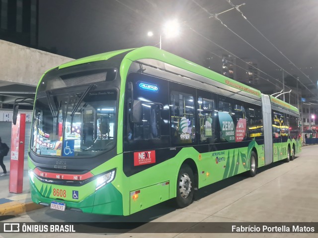 Next Mobilidade - ABC Sistema de Transporte 8608 na cidade de Santo André, São Paulo, Brasil, por Fabrício Portella Matos. Número da foto: #12994975.