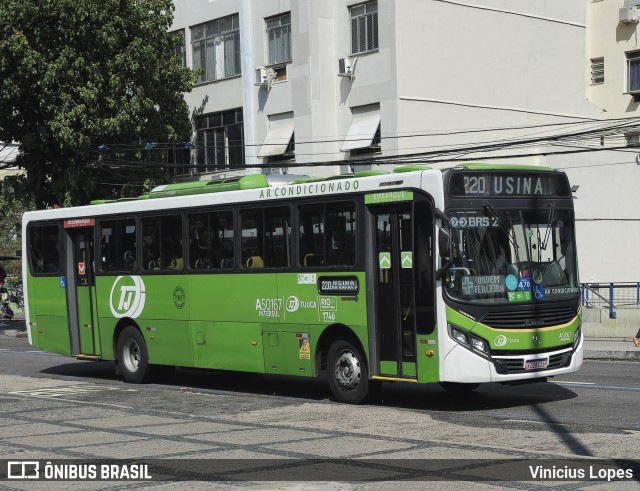 Tijuquinha - Auto Viação Tijuca A50167 na cidade de Rio de Janeiro, Rio de Janeiro, Brasil, por Vinicius Lopes. Número da foto: #12998198.