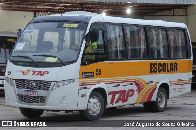TAP Turismo e Fretamento 55 na cidade de Barra do Piraí, Rio de Janeiro, Brasil, por José Augusto de Souza Oliveira. Número da foto: #12998898.