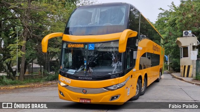 Viação Águia Branca 50490 na cidade de São Paulo, São Paulo, Brasil, por Fábio Paixão. Número da foto: #12996913.