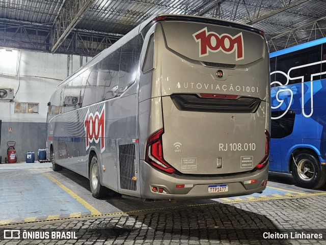 Auto Viação 1001 RJ 108.010 na cidade de Rio de Janeiro, Rio de Janeiro, Brasil, por Cleiton Linhares. Número da foto: #12999441.