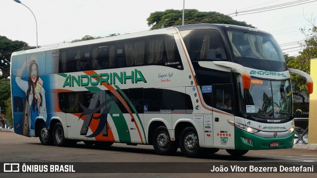 Empresa de Transportes Andorinha 7407 na cidade de Maringá, Paraná, Brasil, por João Vitor Bezerra Destefani. Número da foto: #12998681.