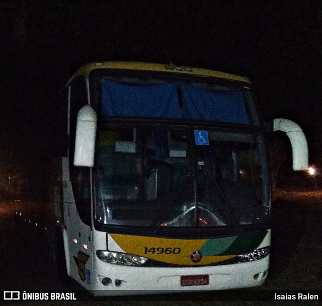 Empresa Gontijo de Transportes 14960 na cidade de Paraíba do Sul, Rio de Janeiro, Brasil, por Isaias Ralen. Número da foto: #12998841.